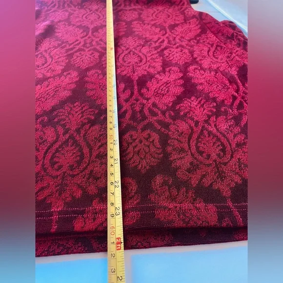 Coldwater Creek Set Cardigan Jacket & Tank Red Slinky Knit Travel Elegant EUC 1X - Picture 10 of 10